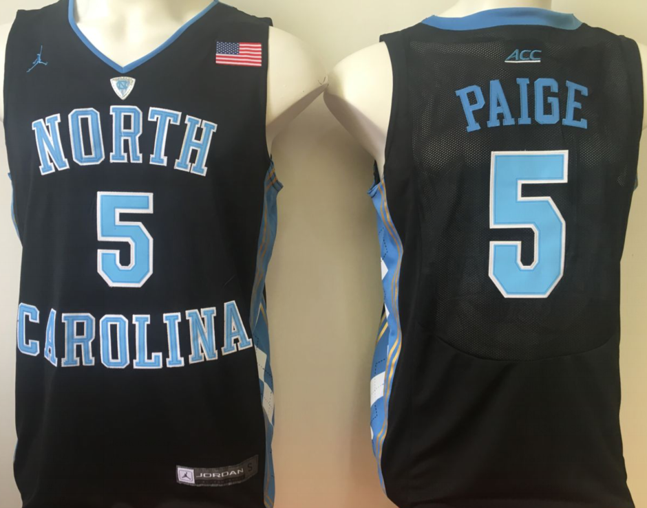 NCAA Men North Carolina Tar Heels Black 5